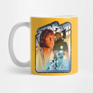 Hero (black starfield, chrome border) Mug